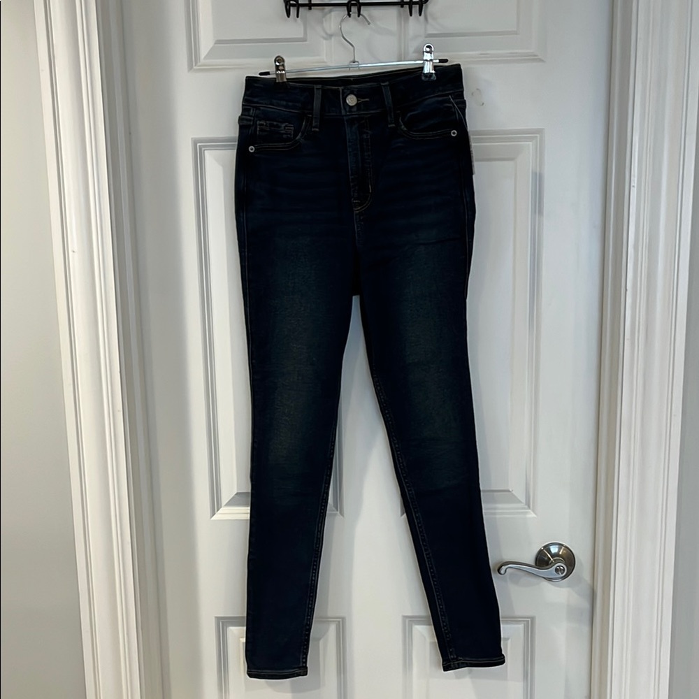 Old Navy Women's Rockstar Skinny Dark Blue Jeans